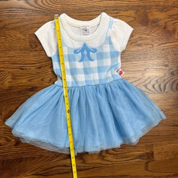 The Wizard of Oz Blue and White Checkered Dorothy Dress with Tulle Skirt 18 Mths - Picture 10 of 13